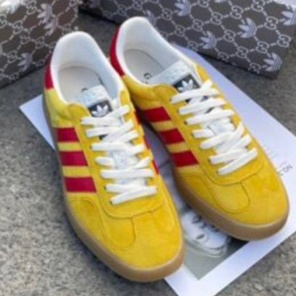 adidas originals x Gucci Gazelle Men's casual sneakers yellow - Picture 6 of 6